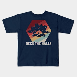 Vintage Deck The Halls Kids T-Shirt